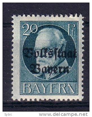 BAVIERE / BAYERN Yvert 121* - Charnière - Sonstige & Ohne Zuordnung