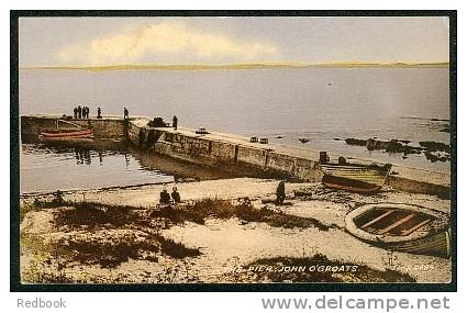 1959 Postcard The Pier John O´Groats Wick Caithness Scotland - Ref A79 - Caithness