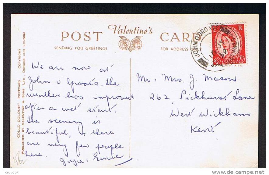 1959 Postcard The Pier John O´Groats Wick Caithness Scotland - Ref A79 - Caithness