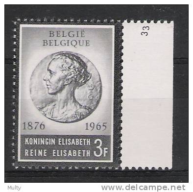 Belgie OCB 1359 (**) Met Plaatnummer 3. - 1961-1970