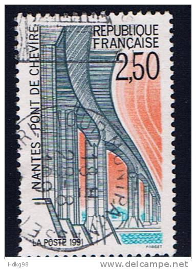 F Frankreich 1991 Mi 2832 Brücke In Nantes - Used Stamps