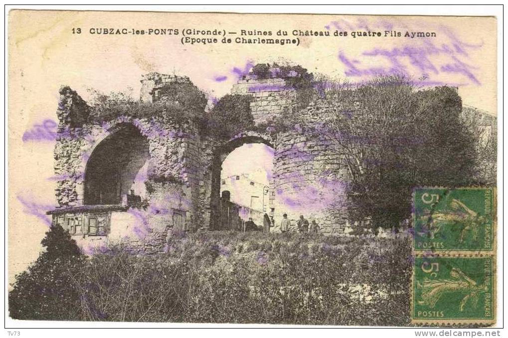 CpE0999 - CUBZAC Les PONTS - Ruines Du Chateau - (33 - Gironde) - Cubzac-les-Ponts