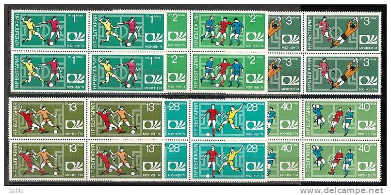 BULGARIE - 1974 - Coup Du Mond Du Football - Munchen´74 - Bl.de 4** - 1974 – West Germany