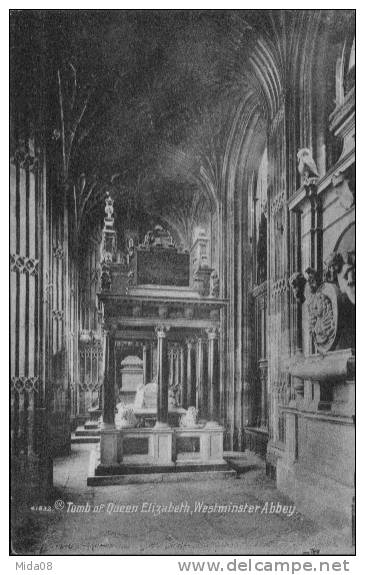 ANGLETERRE. LONDON. WESTMINSTER ABBEY.tomb Of Queen ELIZABETH. - Westminster Abbey