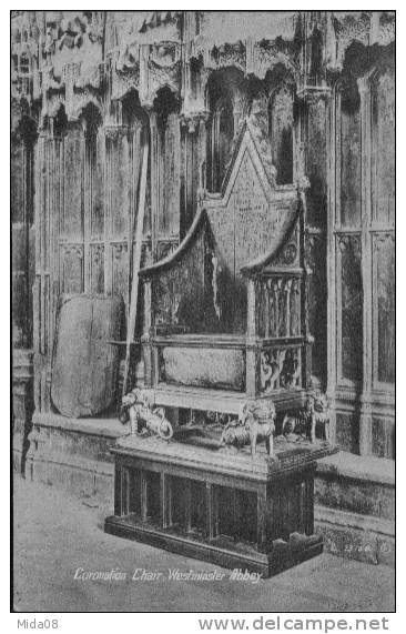 ANGLETERRE. LONDON. WESTMINSTER ABBEY.CORONATION CHAIR. - Westminster Abbey