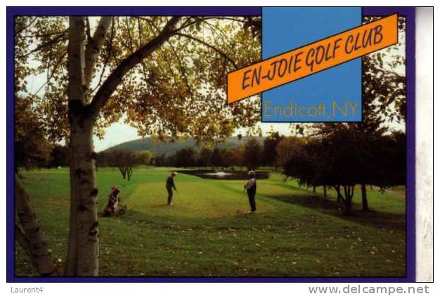 3 Carte De Golf - 3 Golf Postcard - Golf