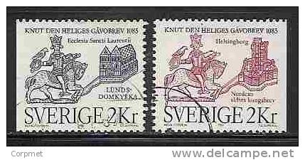 SWEDEN  -  Yvert # 1322/3 -  VF USED - Oblitérés