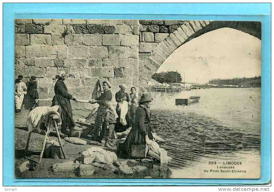 B - 87 - LIMOGES - Lavoir - Laveuse - Limoges