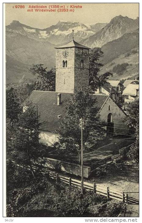 CPA ( SUISSE - A )       ADELBODEN Kirche - Adelboden