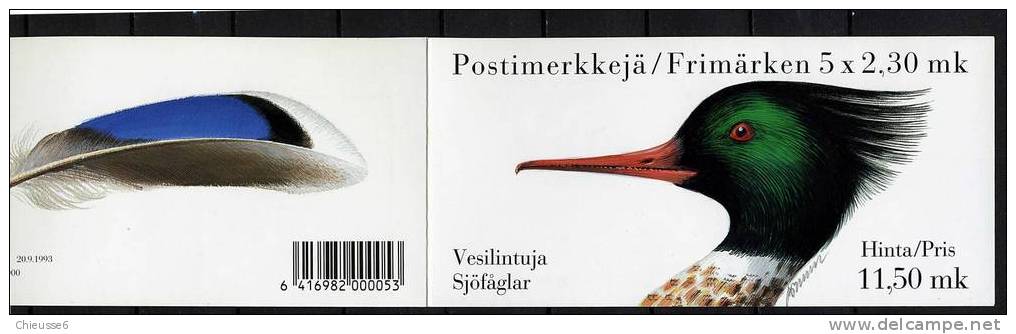 Finlande** Carnet N° C1189 - Oiseaux Aquatiques - Carnets