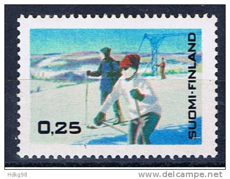 FIN Finnland 1968 Mi 630** Wintertourismus - Nuovi