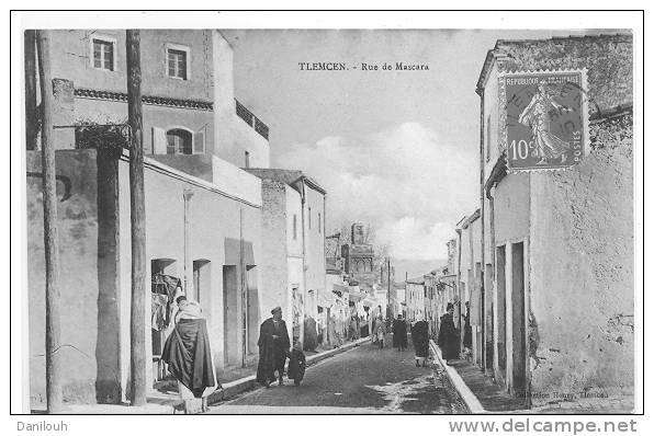 ALGERIE / FL / TLEMCEN, Rue De Mascara, ANIMEE, Coll Henry /** - Tlemcen