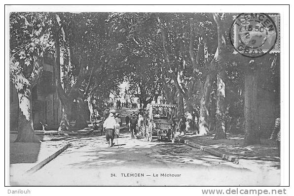 ALGERIE / FL / TLEMCEN, Le Méchouar, N° 34, ANIMEE - Tlemcen