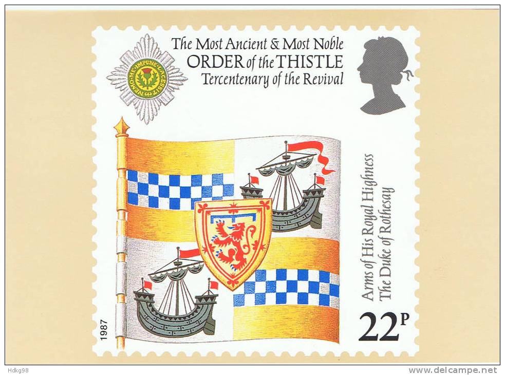 GB Großbritannien 1987 Mi 1114 FDC-Karte - Sin Clasificación