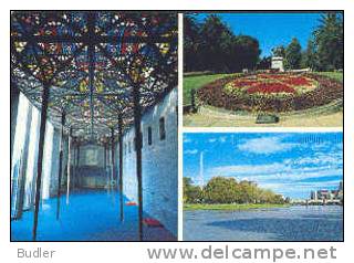 AUSTRALIA : 1985 : Post.Stat. : MELBOURNE,FLORAL CLOCK,HORTICULTURE,YARRA RIVER,BRIDGE,STAINED?GLASS WINDOW, - Interi Postali