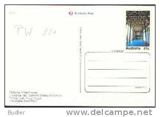 AUSTRALIA : 1985 : Post.Stat. : MELBOURNE,FLORAL CLOCK,HORTICULTURE,YARRA RIVER,BRIDGE,STAINED?GLASS WINDOW, - Postal Stationery