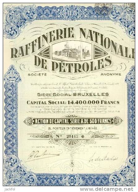 RAFFINERIE NATIONALE DE PETROLES - Erdöl