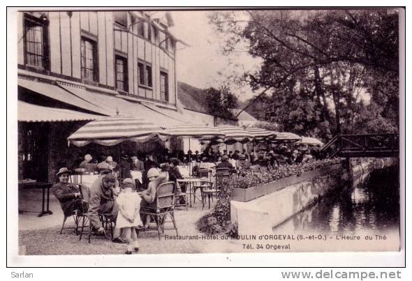 78 , Restaurant Hotel D'ORGEVAL , L'heure Du Thé - Orgeval