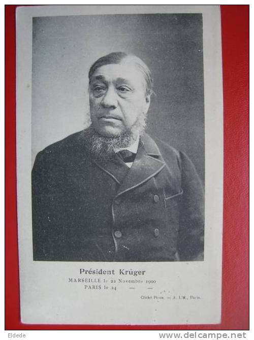 President Kruger Marseille Le 22 Novembre 1900 Paris Le 24/11/1900 - Afrique Du Sud