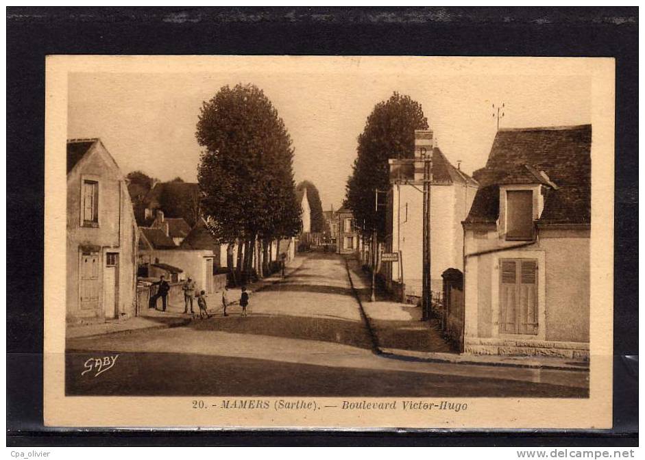 72 MAMERS Boulevard Victor Hugo, Animée, Ed Gaby 20, 193? - Mamers