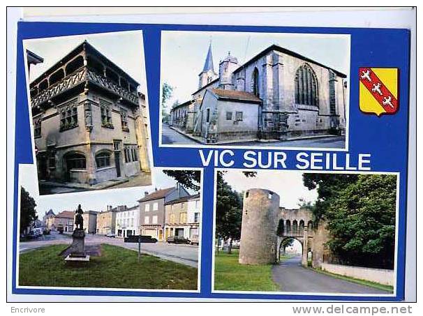 Cpm VIC SUR SEILLE 4 Vues Au Pays Du Sel -parc Naturel Regional Lorraine - W 659 Europe - Vic Sur Seille