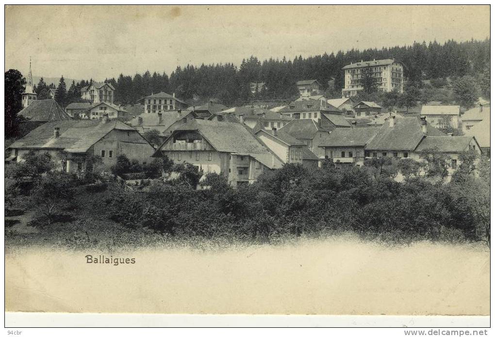 CPA (SUISSE)  BALLAIGUES - Ballaigues