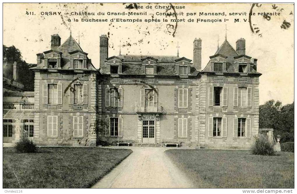 91 ORSAY Château De Grand Mesnil  Beau Plan - Orsay