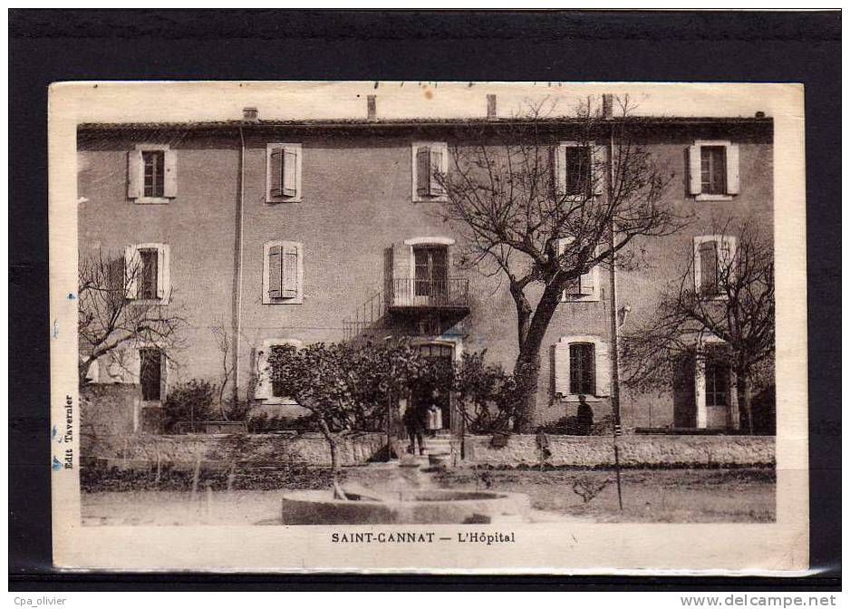13 ST CANNAT (envs Lambesc) Hopital, Hospice, Animée, Ed Tavernier, 193? - Autres & Non Classés