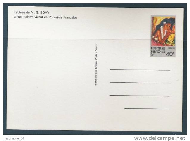 1984 POLYNESIE FRANCAISE  Entier Postal  1CP ** Bovy - Postal Stationery