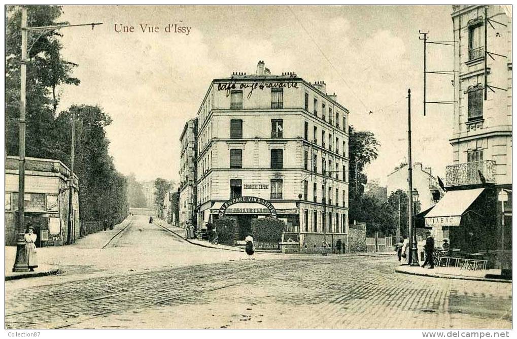 92 - HAUT De SEINE - ISSY Les MOULINEAUX - TABAC - CAFE RESTAURANT Du PARC - CLICHE 1900 DOS SIMPLE - Issy Les Moulineaux