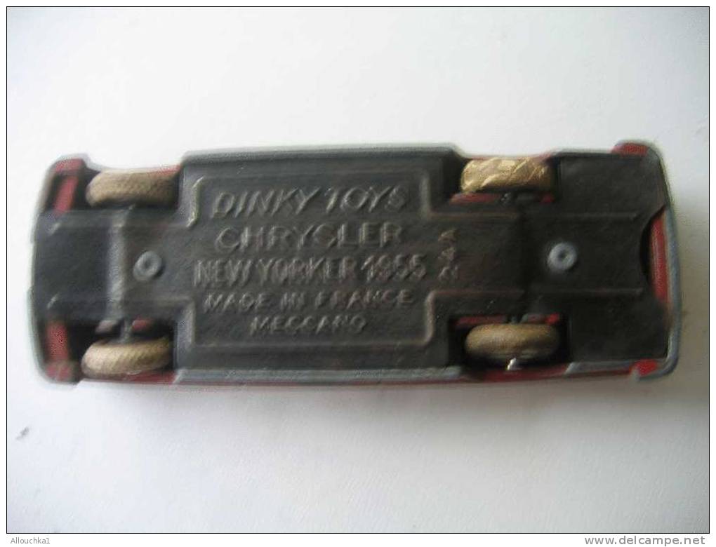 DINKY-TOYS JOUETS ANCIENS VOITURE AUTOMOBILE MARQUE DINKY TOYS  CHRYSLER NEW YORK 1955 MADE IN FRANCE MECCANO "ETAT" - Jouets Anciens