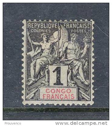 CONGO  1892    YT 12 * TB - Unused Stamps