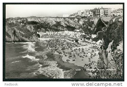Real Photo Postcard Hotels Tolcarne Beach Newquay Cornwall - Ref 85a - Newquay