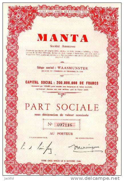 MANTA (rouge/rood) - Textile