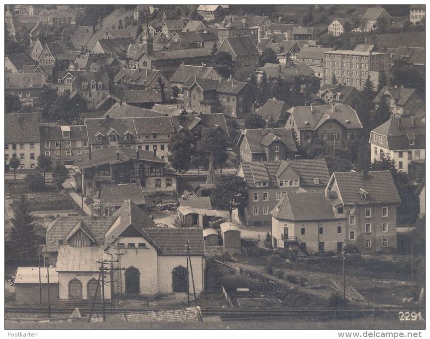 ALTE POSTKARTE FURTWANGEN SCHWARZWALD BAHNHOF BEFLAGGUNG FESTBOGEN Station Gare Cpa Postcard Ansichtskarte - Furtwangen