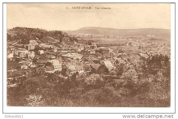 SAINT AVOLD   -   * VUE GENERALE  *    -     Editeur : BERGERET .  N° 13 - Saint-Avold