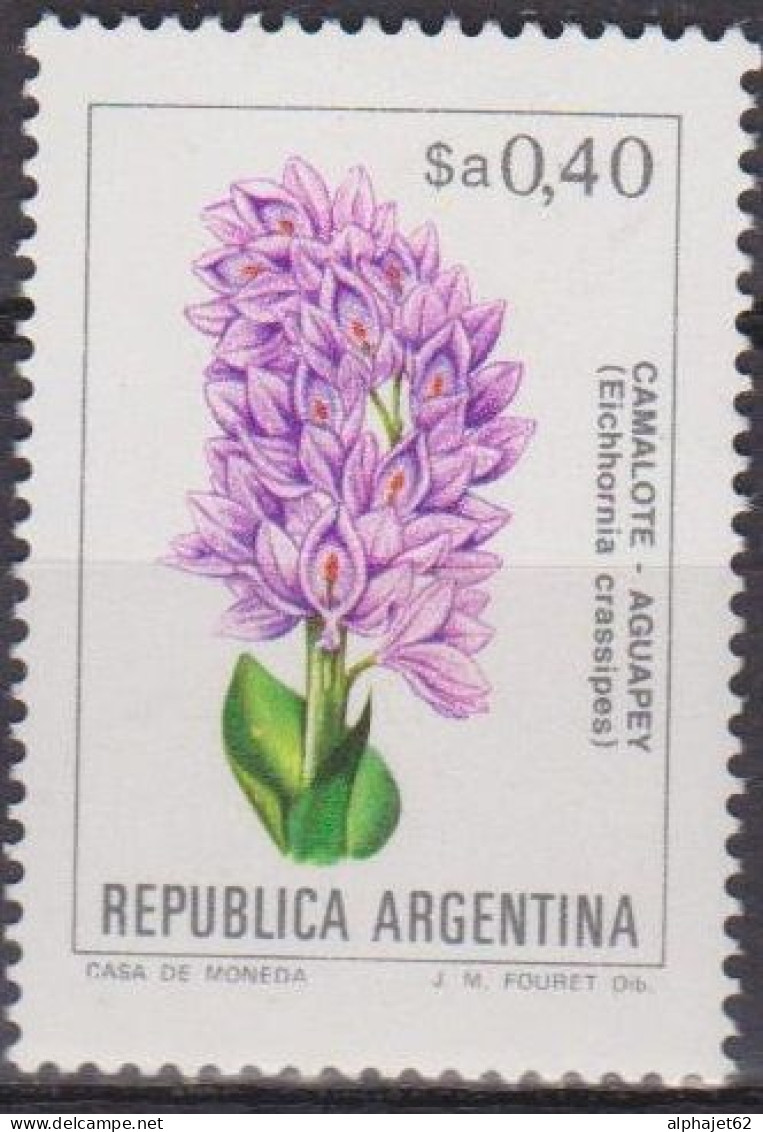 Flore - ARGENTINE - Fleur - Jacinthe D'eau - N° 1388 ** - 1983 - Ongebruikt