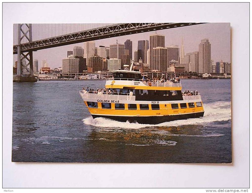 Golden Bear Sightseeing Boat  San Francisco  Calif. 1960-70´s   VF  D19924 - Houseboats