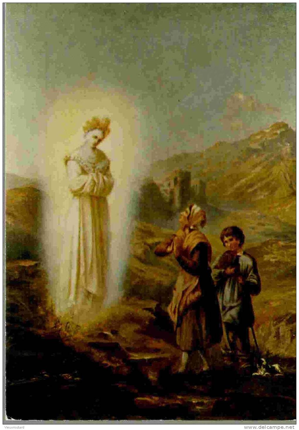 CPSM. NOTRE DAME DE LA SALETTE. (PEINTURE). 19 SEPTEMBRE 1846. - La Salette