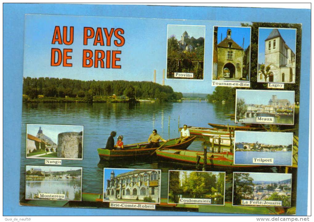 EM Reg 01 PAYS DE BRIE Provins-Lagny-Meaux-Trilport-Coulommiers-Nangis-Montereau-La Ferte Jouarre-Tournan En Brie- - Other & Unclassified