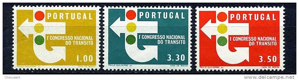 Portugal  ** N° 955 à 957 - Congrès De La Circulation Routière - Ungebraucht