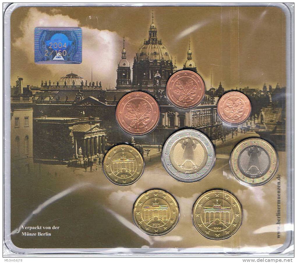 KMS Deutschland 2004 - Historisches Berlin - Hologrammsatz - Allemagne