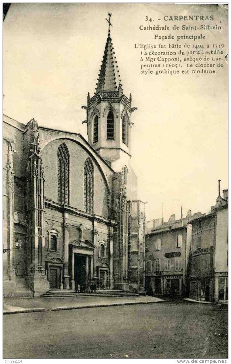 84 CARPENTRAS Cathédrale De St Siffrein - Carpentras