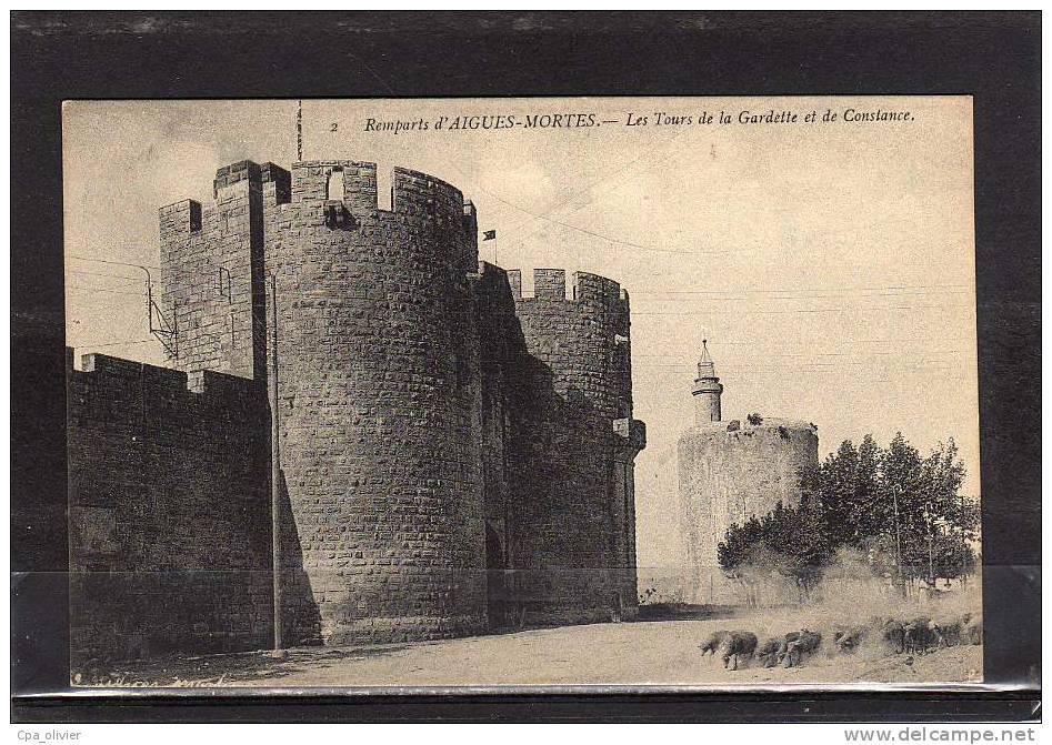 30 AIGUES MORTES Porte De La Gardette, Tour De Constance, Ed ND 2, 191? - Aigues-Mortes