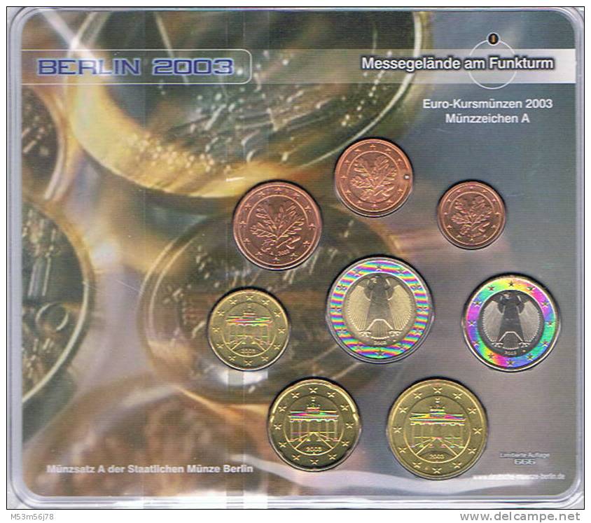 Deutschland KMS 2003 Numismata Berlin - Germany