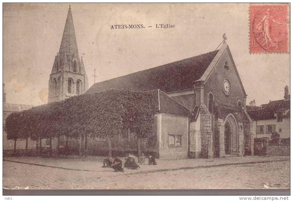 91 --- Athis - Mons --- L´Eglise - Athis Mons