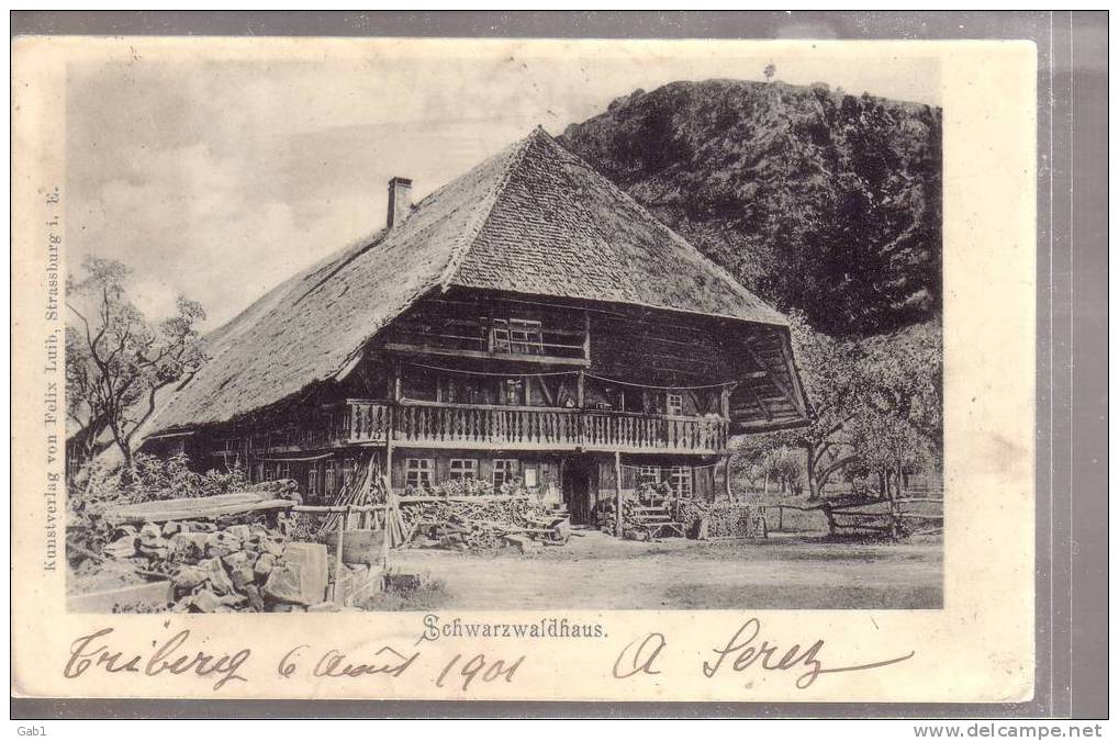 SCHWARZWALDHAUS        1901 - Triberg