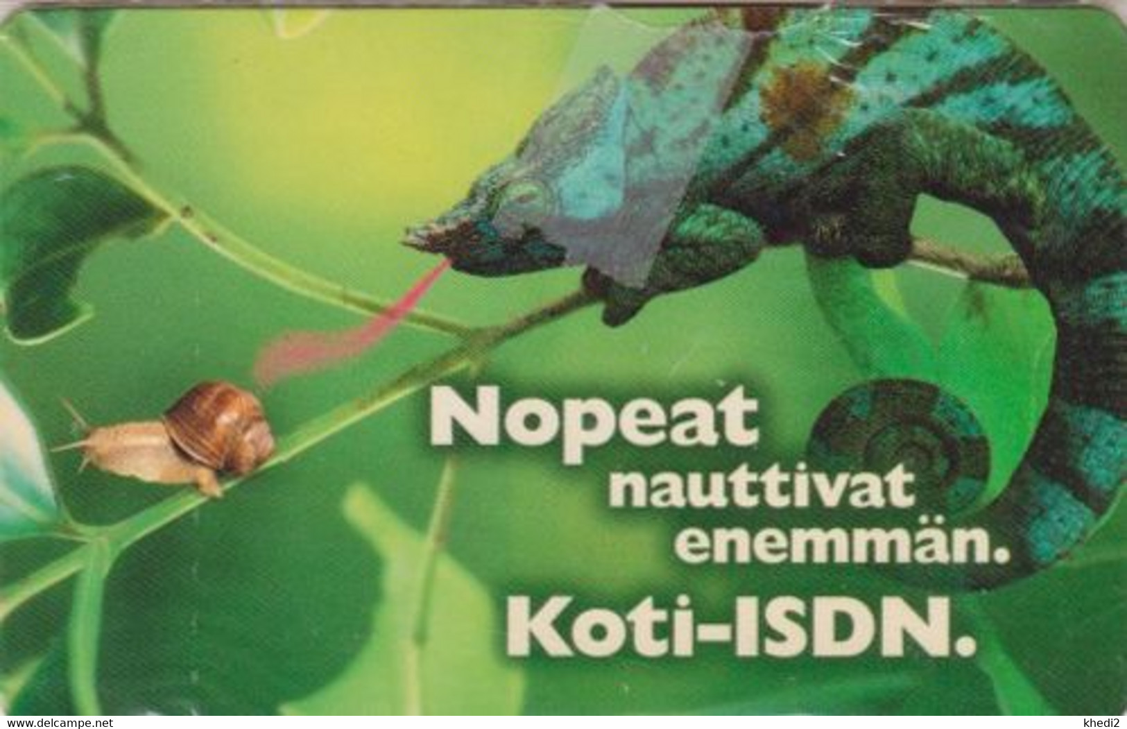 Télécarte à Puce NEUVE FINLANDE MINT In Blister NSB - ANIMAL - CAMELEON & ESCARGOT - CHAMELEON & SNAIL / FINLAND Chip - Finland