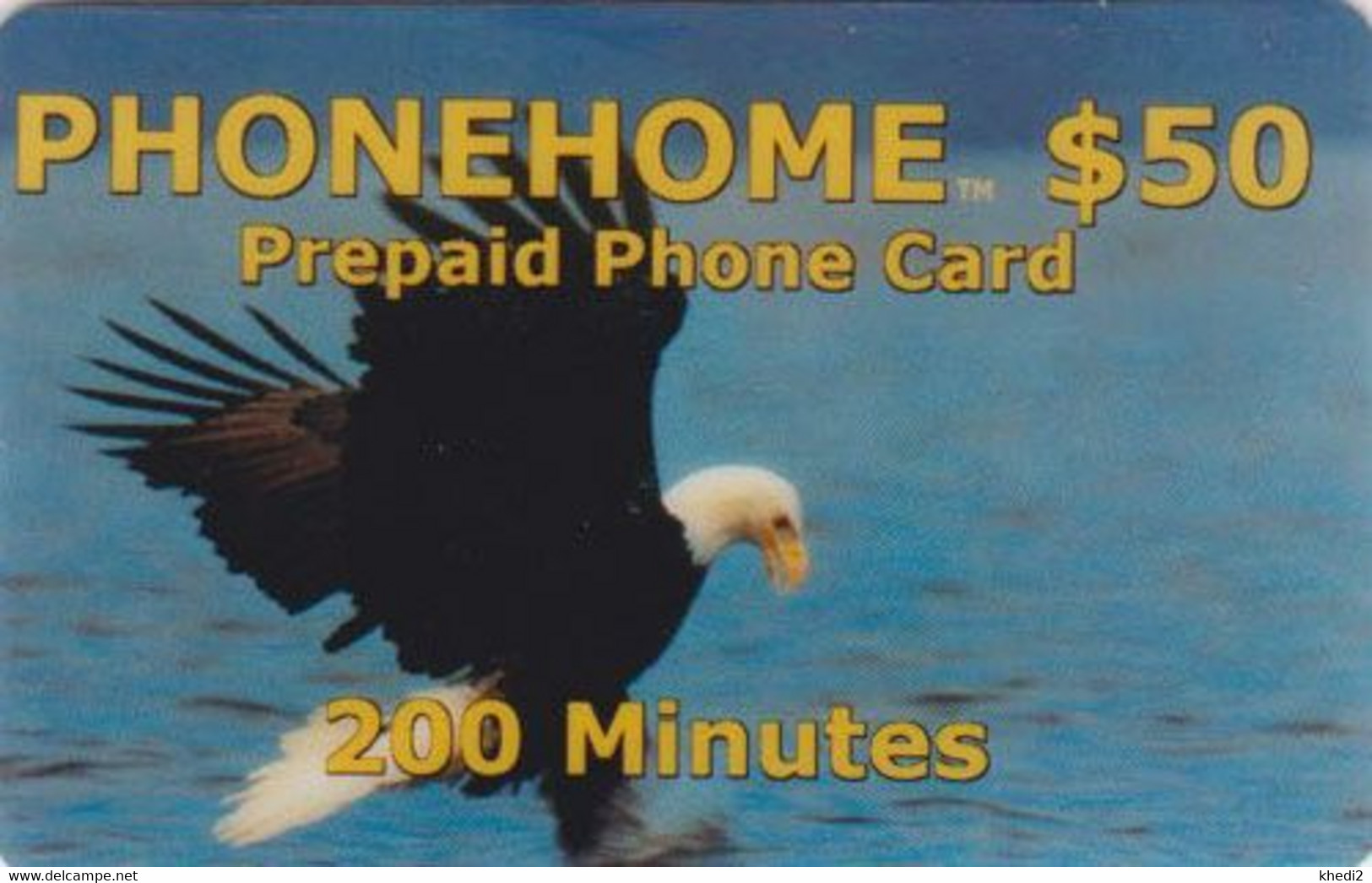 TC NEUVE USA - ANIMAL - Oiseau - Aigle Pygargue 50 $ ** - Eagle Raptor BIRD Of Prey MINT Phonecard - Adler Vogel - Autres - Amérique