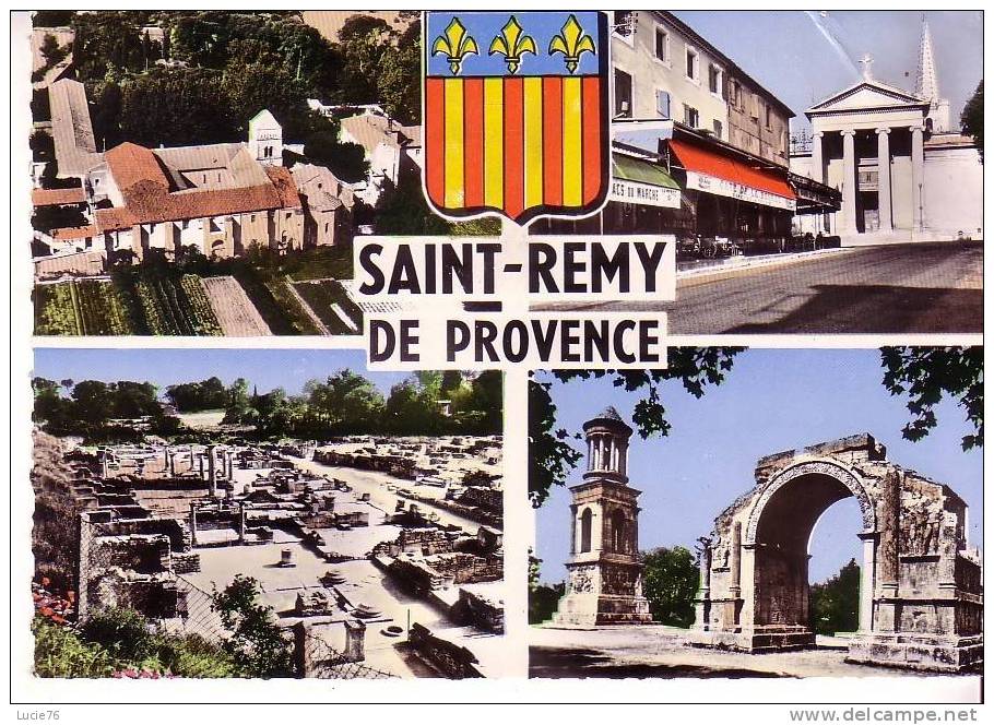 SAINT REMY DE PROVENCE - Cloître Saint Paul De Mausole - Eglise Saint Martin - Glanum - Les Antiques  - N° B 63307 - Saint-Remy-de-Provence